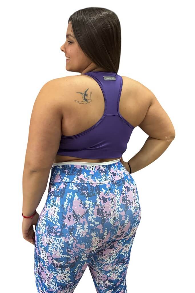 Top en lycra olímpico violeta - Imagen 2