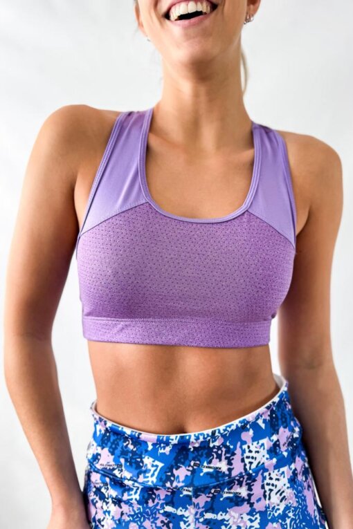 Top en Lycra mesh aireada