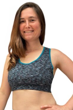 Top en Lycra forrado espalda olímpica