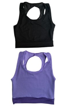 Top largo en microfibra panal