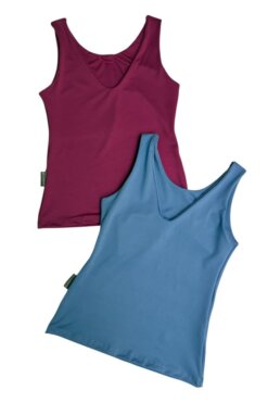 Musculosa larga en Lycra doble