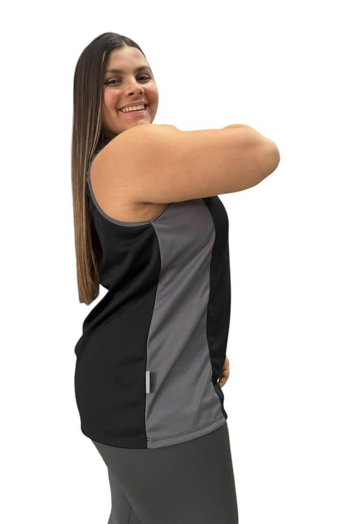 Musculosa en Poliéster combinada - Imagen 2