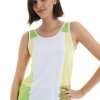 Musculosa en Lycra combinada