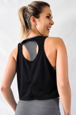 Sudadera en Lycra con agujero en la espalda