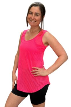 Musculosa en microfibra panal