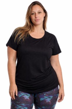 Remera en Lycra mesh aireada Talles Plus