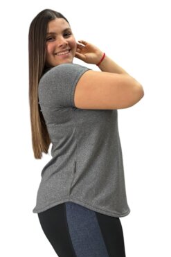 Remera en Jersey catiónico