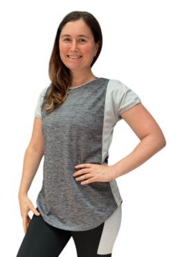 Remera en microfibra bifaz