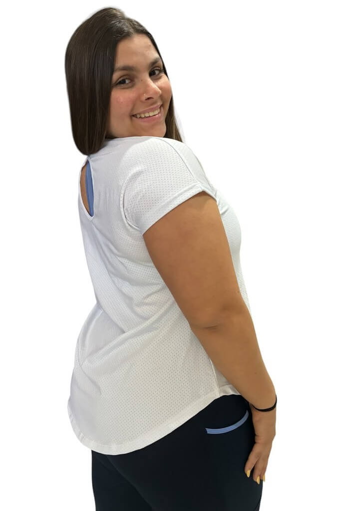 Remera en lycra mesh aireada - Imagen 2