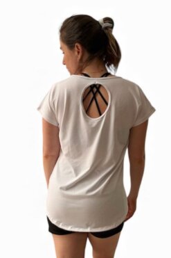 Remera en lycra mesh aireada