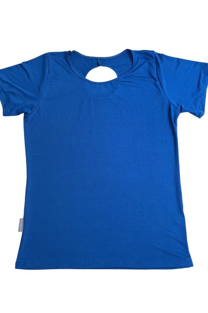 Remera en Lycra mesh aireada con detalle en la espalda - Imagen 2
