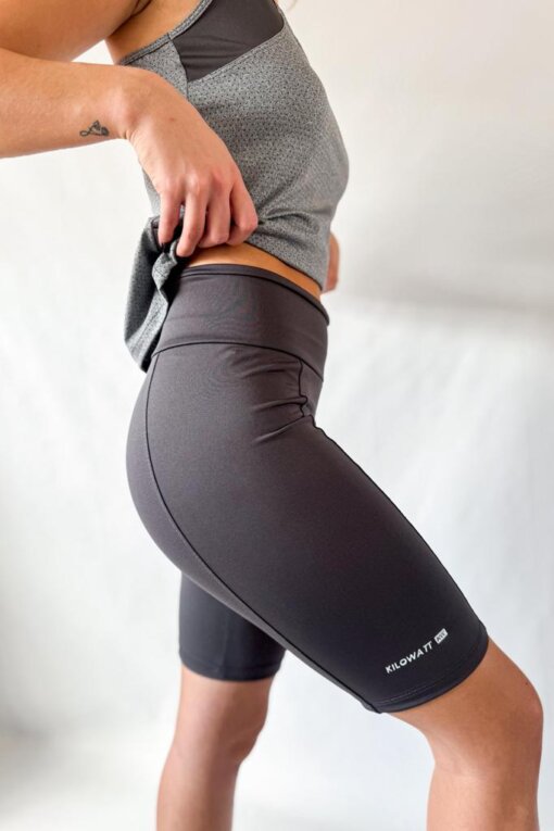 Biker extra larga en Lycra gris