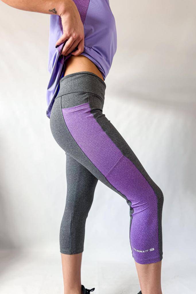 Pescadora en Vaplex con bolsillos en mesh violetas - Imagen 3