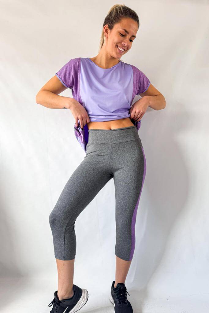 Pescadora en Vaplex con bolsillos en mesh violetas - Imagen 5