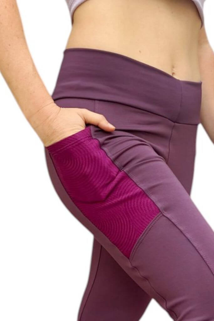 Pescadora en Lycra con bolsillos Uva - Imagen 2