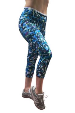 Pescadora estampada verde
