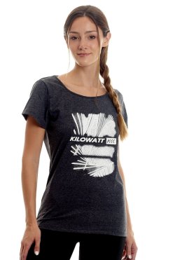 Remera en algodón con estampa Kilowatt