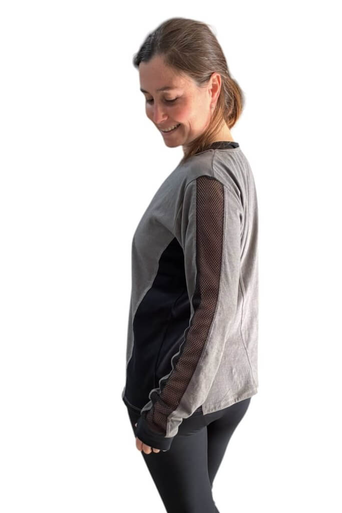 Remera en Algodón combinada - Imagen 2