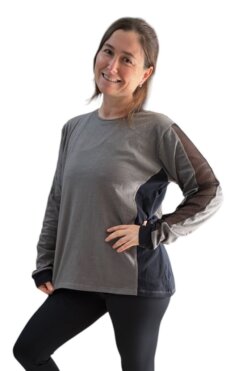 Remera en Algodón combinada