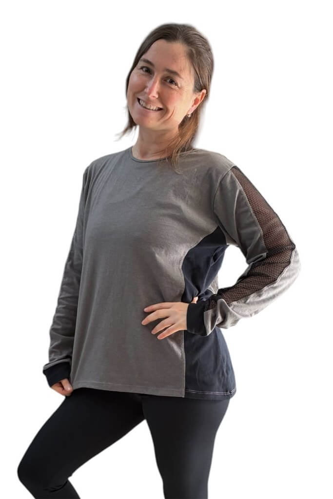 Remera en Algodón combinada